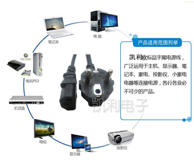厂家供应欧式电源线、欧规电源线、欧标电源线及欧洲VDE电源线——潮州市凯利电子的专业优势